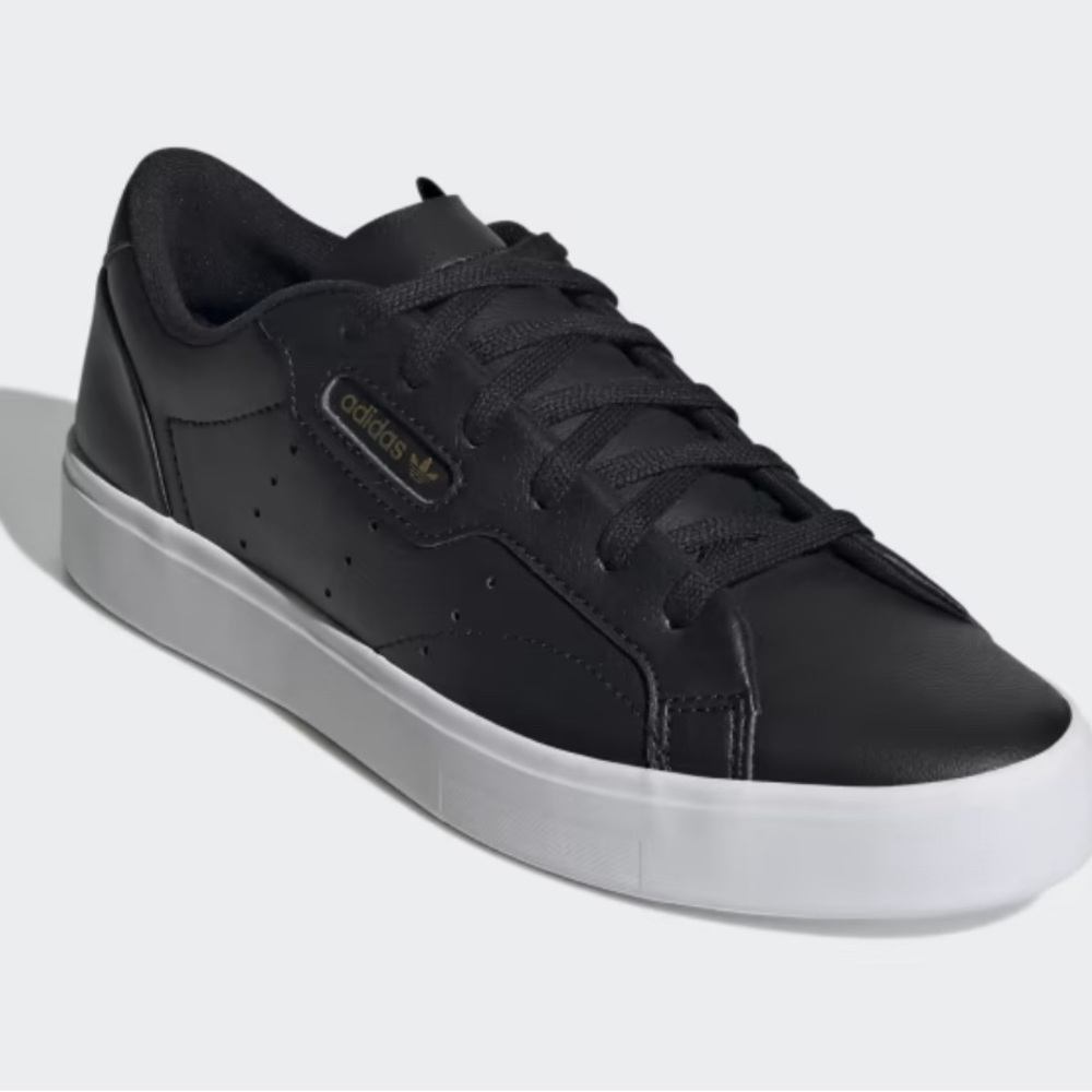 Adidas sleek shoes in size 10. Black
